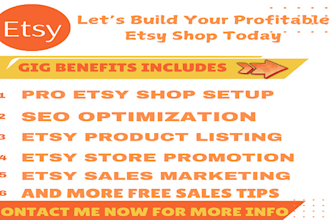 set up an etsy shop, etsy digital products, and etsy seo