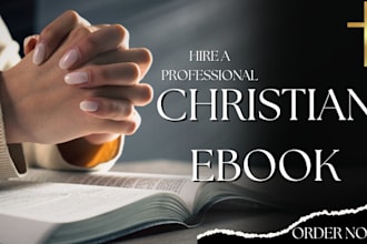 ghostwrite faith base christian ebook prayer journal book editing