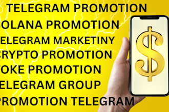 do promote your telegram channel market promotion growth strategic  with organic