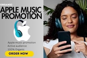 do organic apple music promotion for real streams and apple music playlist