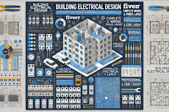 do electrical and lighting layouts, load and panel schedule