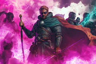 make a unique character in fantasy style
