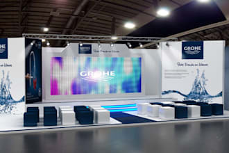 create 3d stage design, stage modeling, and rendering