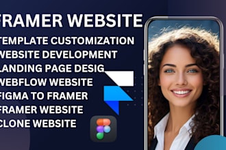 be your expert framer website figma to framer website framer webflow website