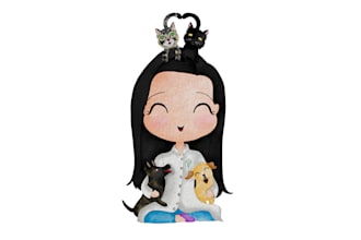 create a beautiful stylized character of you