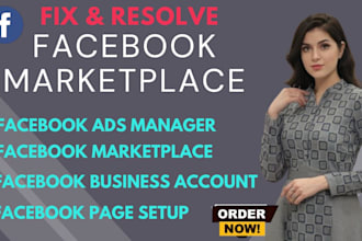 resolve and fix facebook marketplace issues fix meta ads manager account create