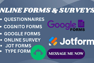 fill 1000 survey forms google forms jotform and survey respondents