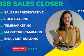 be your dynamic sales closer and representative cold calling