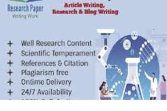 write a scientific and biology research article