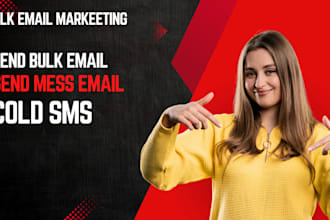 send bulk cold SMS cold email send bulk email marketing campaign