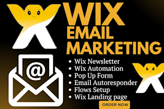 setup mailchimp getresponse email marketing automation newsletter campaign wix