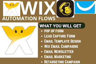 do wix ascend automation flows email campaign landing page wix marketing