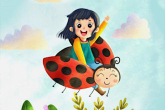 children story book illustration children story book illustration