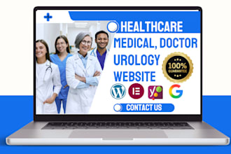 build urologic surgeon website chiropractor website doctor website with booking