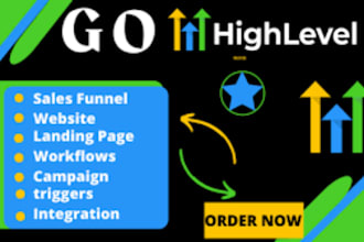 create gohighlevel website, ghl funnels, ghl expert, marketing automation