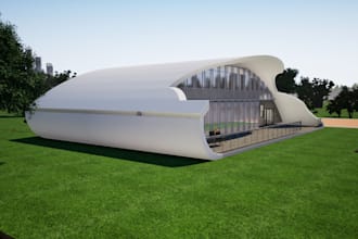 design a floor plan, interior and exterior structure
