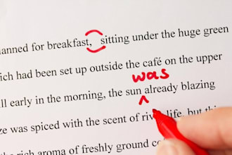 do text proofreading and editing