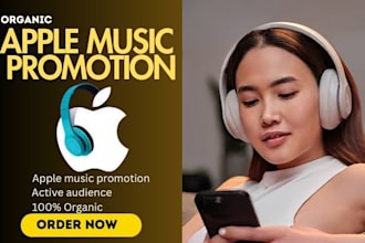 promote your apple music, spotify music, itunes promotion