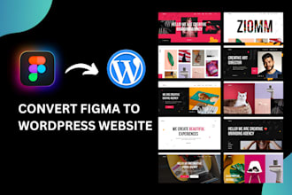 convert figma to wordpress PSD to wordpress with elementor responsive website