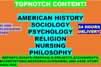do american history, psychology and sociology