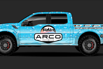 design a custom vehicle wrap, cars, pickups, trailers, vehicle stickers etc