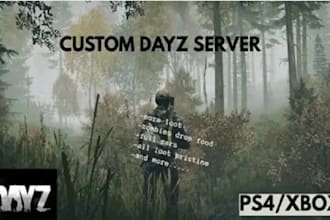 create dayz server with mods and scripts for you and redm server