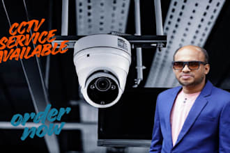 provide professional IP security camera setup maintenance troubleshoot remotly