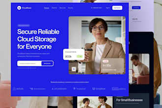 build agency website , portfolio website , high converting landing page website