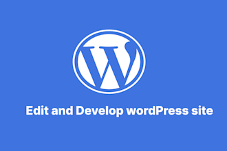 modify and edit wordpress site