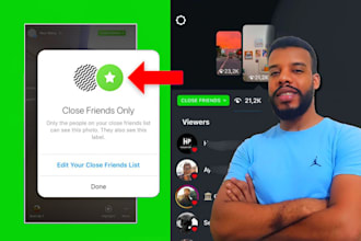 add all your followers to close friends list