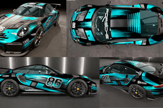 do 3d camper wrap, food truck wrap, trailer wrap, van wrap and motorhome design
