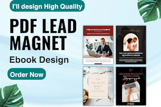 design professional PDF lead magnet and ebook