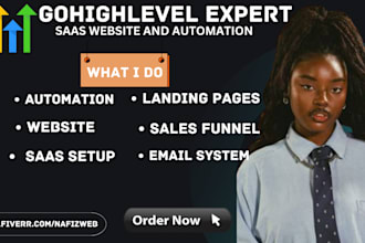 setup gohighlevel saas website, funnels, automation ghl expert