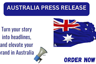 do australia press release writing and distribution to australia media outlets