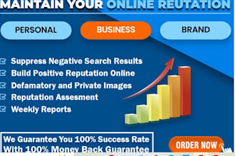 suppress negative links, online reputation management, ORM, reputation