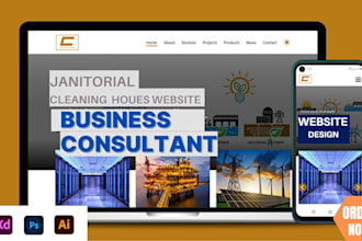 create janitorial website commercial cleaning house cleaning website