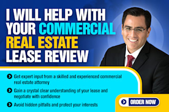 review your commercial lease as a licensed california attorney for tenants