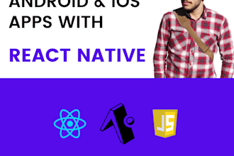develop a high performance react native mobile app for ios and android