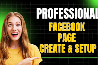 professionally create and set up your facebook business page