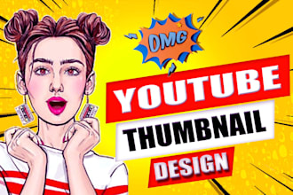 design attractive eye catchy clickbait youtube video thumbnails