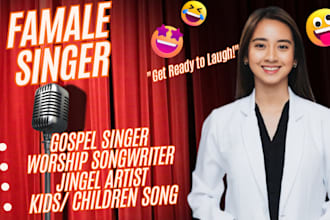 be your female singer, christian, gospel, worship songwriter, jingle artist
