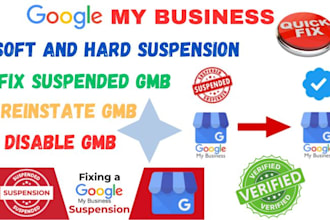 fix suspended google my business profile, suspended gmb reinstatement in 24hrs