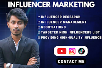 find and manage top influencers on youtube, instagram, tiktok