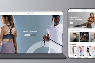 sportswear shopify store activewear store athleisure store clothing website