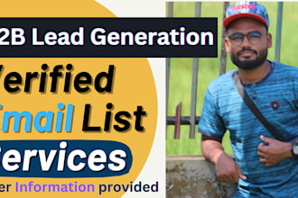provide b2b lead generation with verified emails for any industry