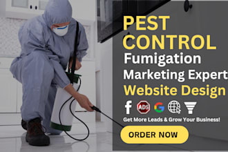 be marketing expert for pest control brand  facebook ads fumigation leads, sales