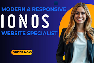 build  ionos website design redesign and develop