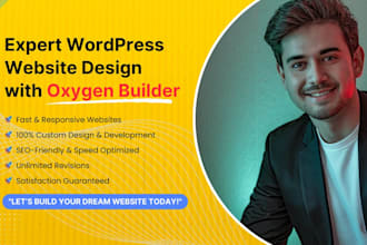 expert wordpress website design with oxygen builder