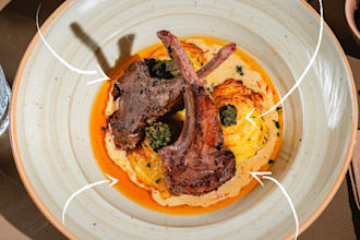 do high quality food photography