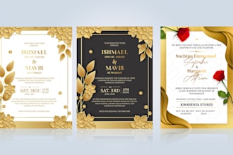 design elegant and customized wedding invitations